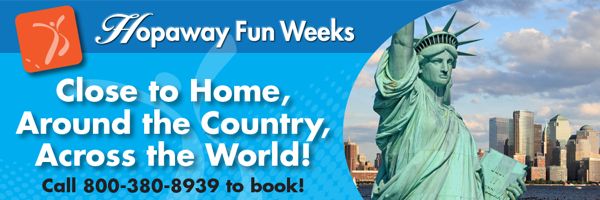 Dear Member, We are pleased to welcome you as a new member of Travel Resort of America. We feel honored that you have chosen us to fill your vacation dreams. Hopaway Holiday is just one of your many member-only benefits and your complete satisfaction is our first priority! Each week you will receive our Hopaway Fun Weeks and other member-only vacation specials. Take a peek at our current list below. Thank you, Hopaway Holiday
